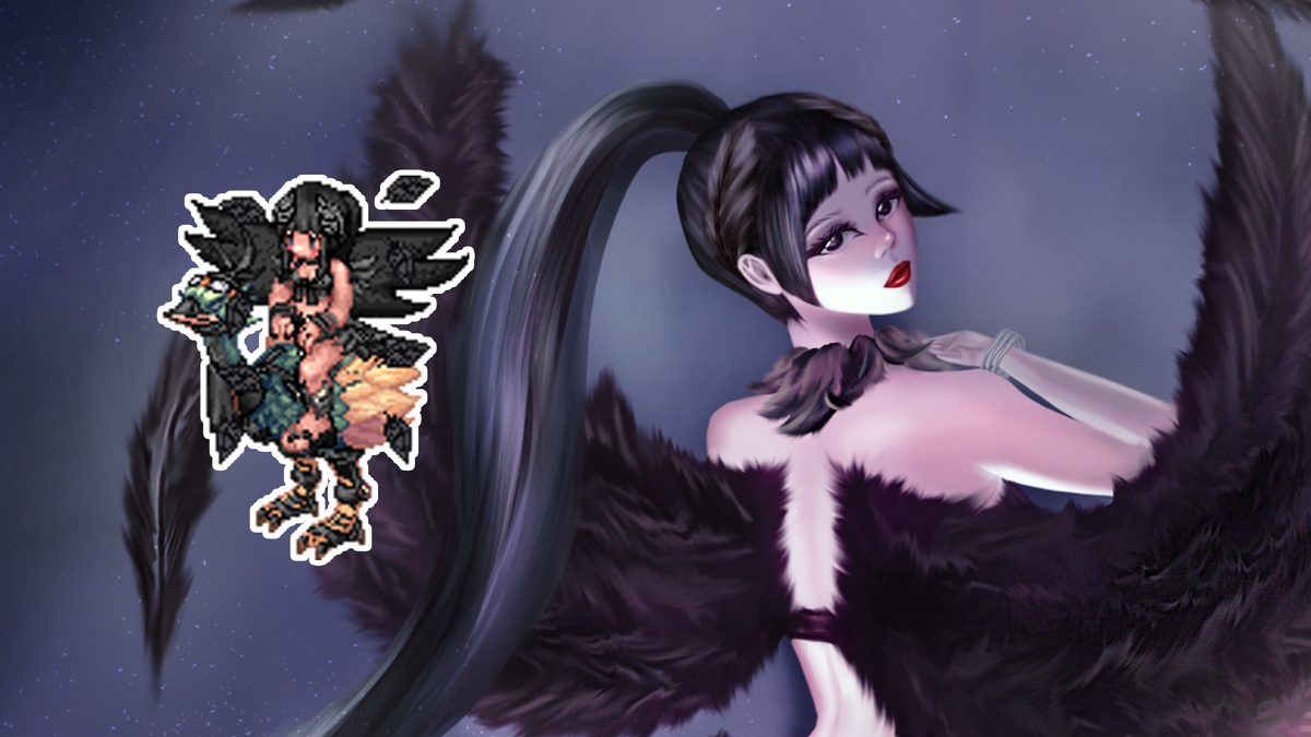 Black and White Swan Collection | Pack de sprites